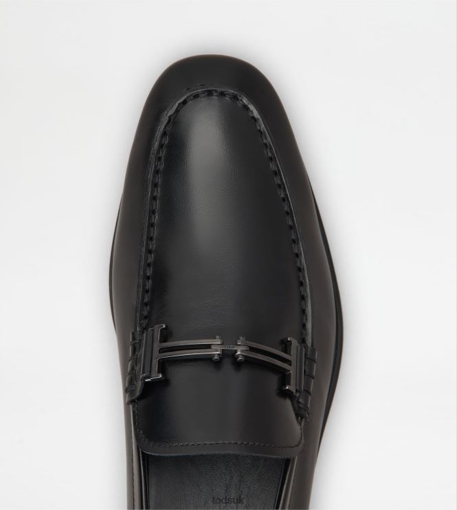 Tod's Men Loafers in Leather 602L84707 Black