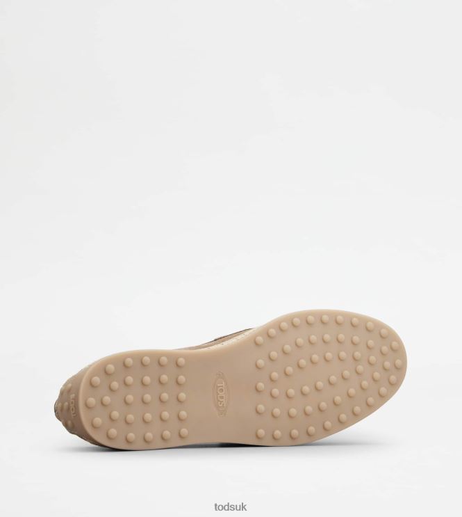 Tod's Men Loafers in Suede 602L84644 Beige