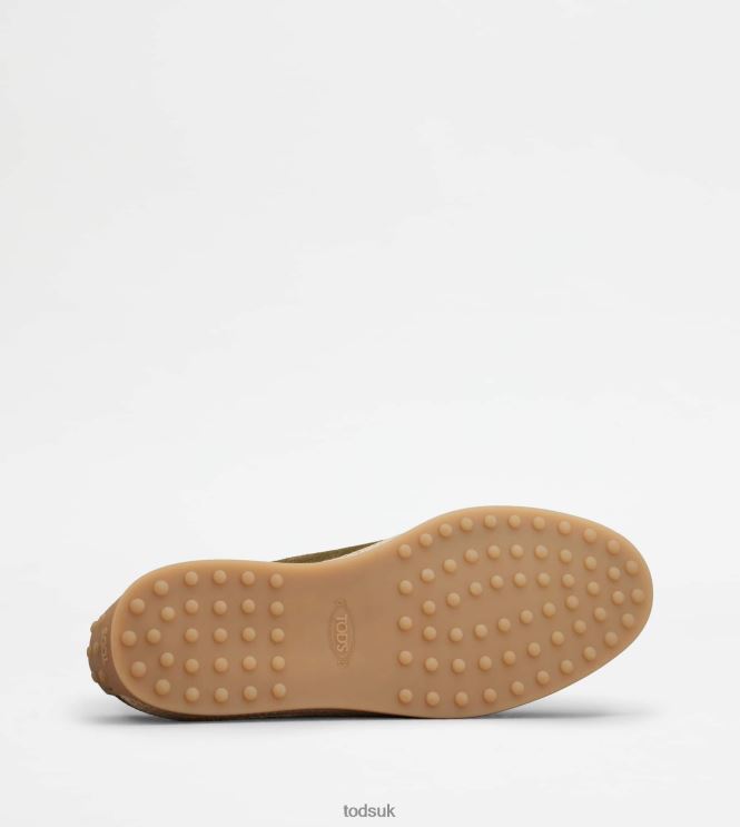 Tod's Men Loafers in Suede 602L84646 Green