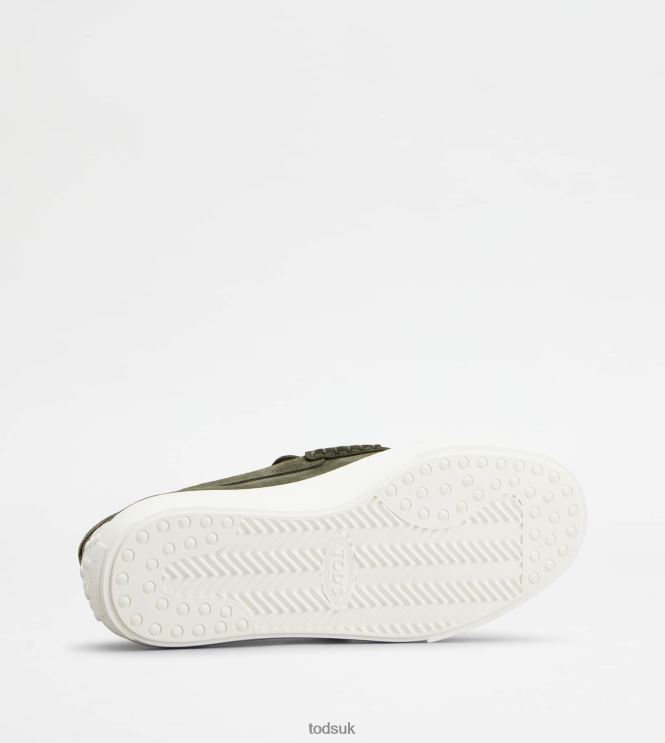 Tod's Men Loafers in Suede 602L84661 Green