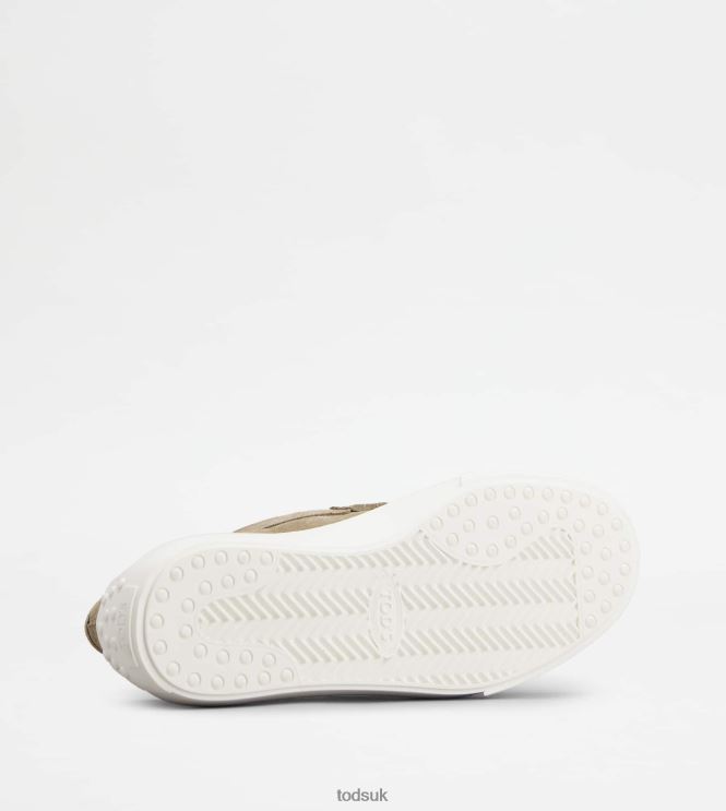 Tod's Men Loafers in Suede 602L84662 Beige