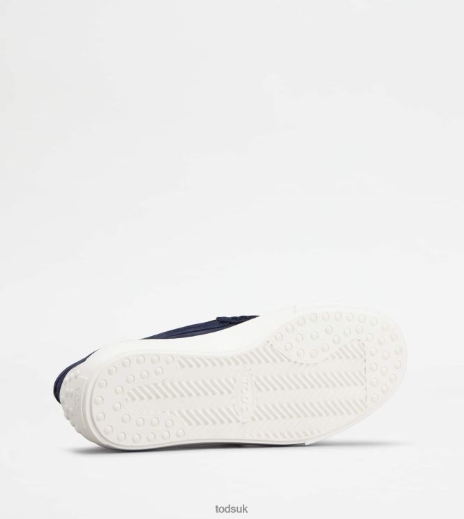 Tod's Men Loafers in Suede 602L84780 Blue