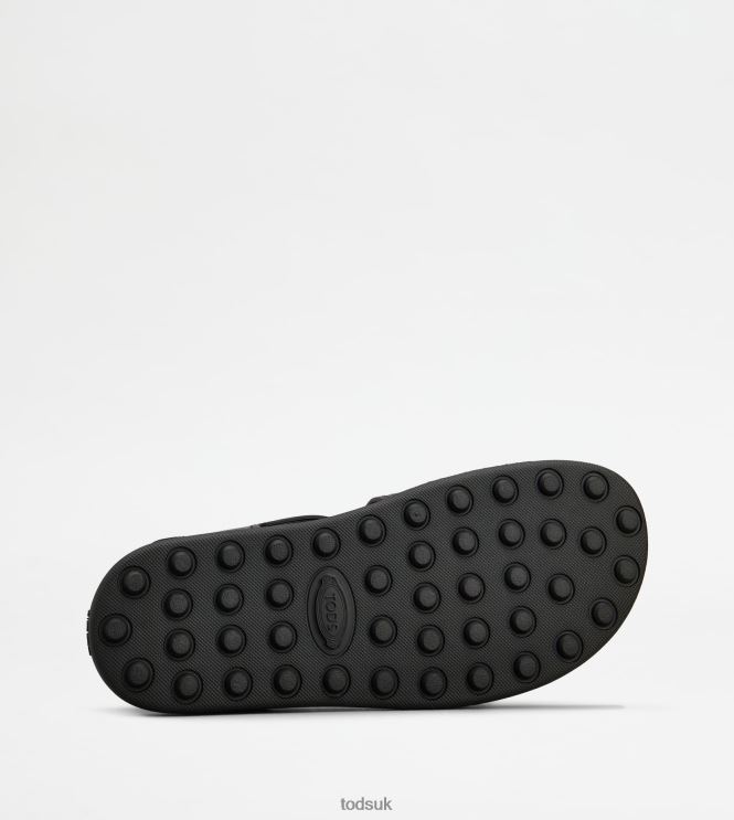 Tod's Men Sandals in Leather 602L84922 Black