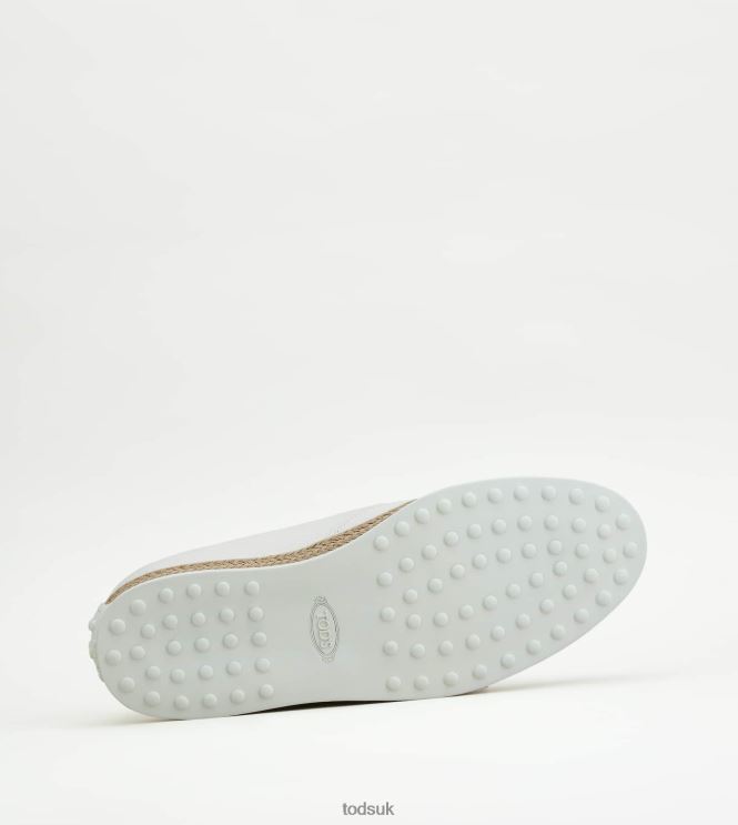 Tod's Men Leather Slip-Ons 602L84912 White