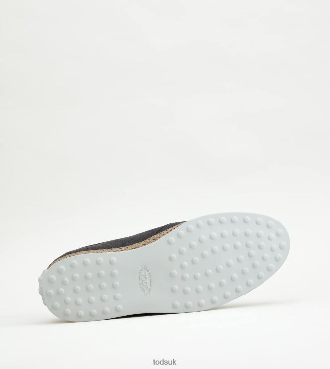 Tod's Men Leather Slip-Ons 602L84913 Blue