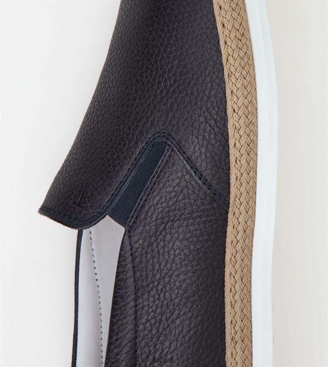 Tod's Men Leather Slip-Ons 602L84913 Blue