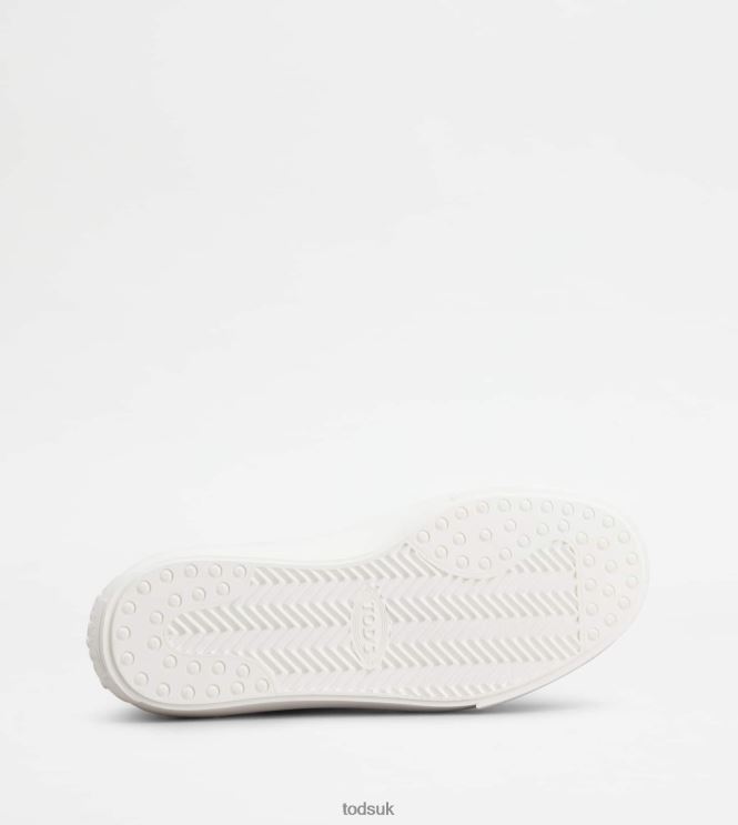 Tod's Men Slip-Ons in Leather 602L84868 White