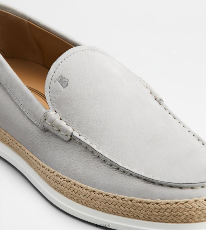 Tod's Men Slip-Ons in Nubuck 602L84902 Grey