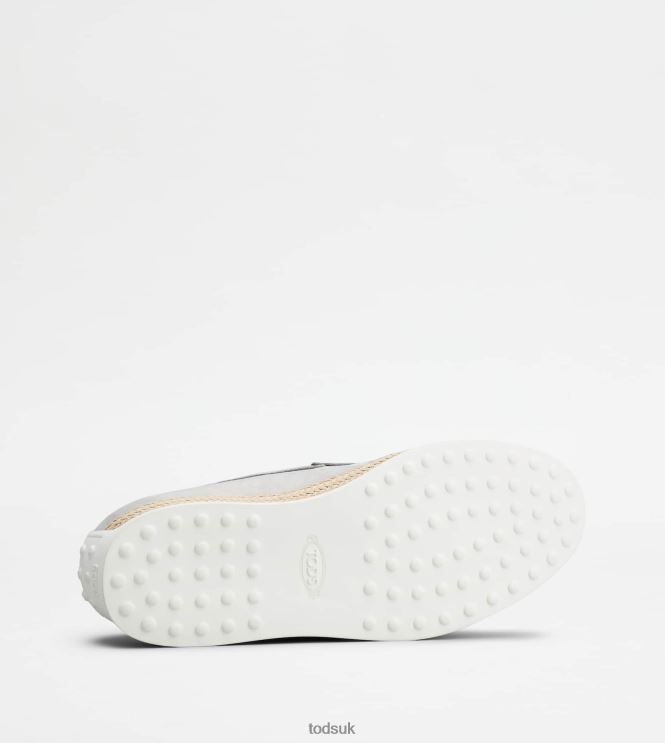 Tod's Men Slip-Ons in Nubuck 602L84902 Grey