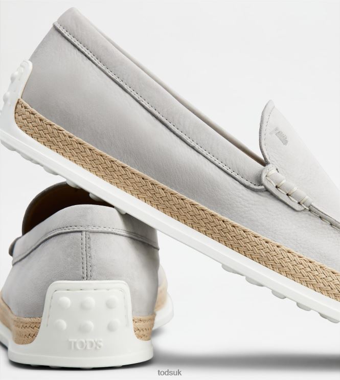 Tod's Men Slip-Ons in Nubuck 602L84902 Grey