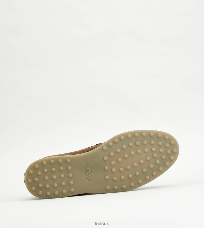 Tod's Men Slip-Ons in Suede 602L84905 Brown
