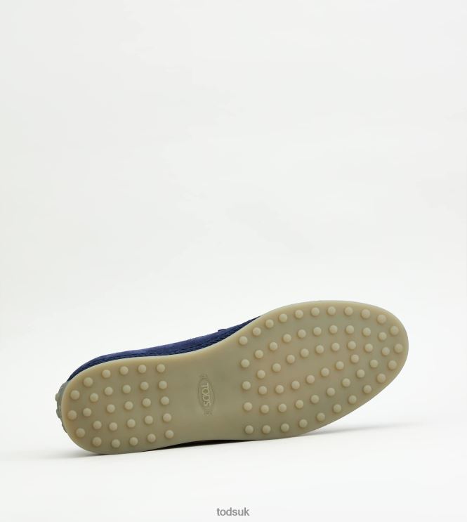Tod's Men Slip-Ons in Suede 602L84906 Blue