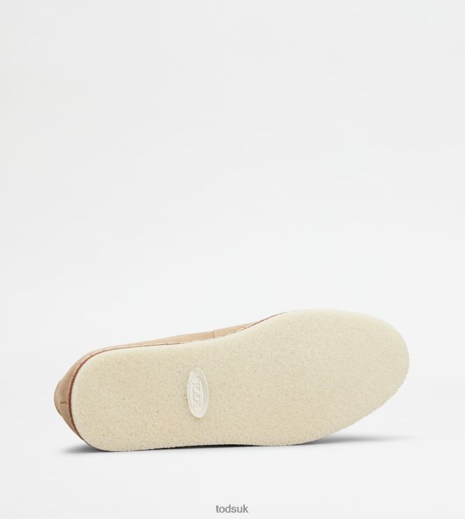 Tod's Men Slip-ons in Suede 602L84895 Beige