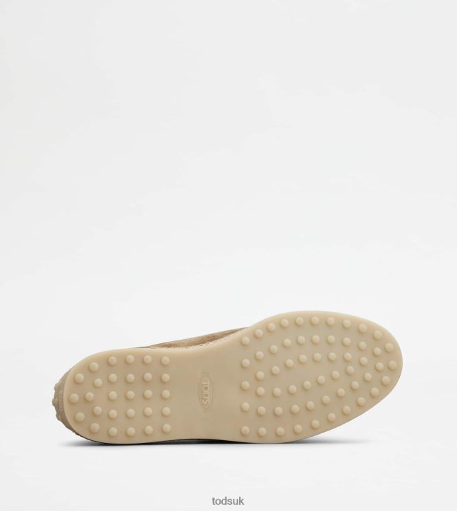 Tod's Men Slipper Loafers in Suede 602L84908 Beige