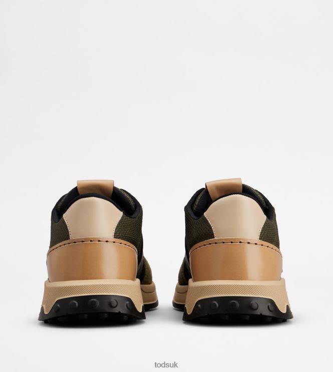 Tod's Men Sneakers in Leather 602L84877 Green