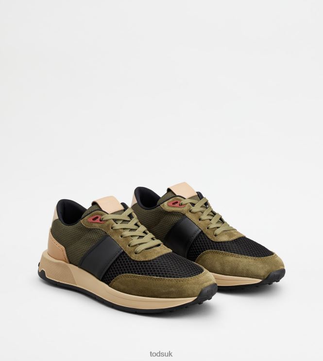 Tod's Men Sneakers in Leather 602L84877 Green