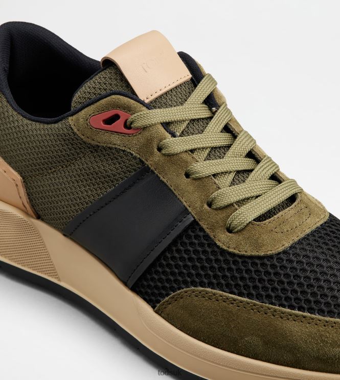 Tod's Men Sneakers in Leather 602L84877 Green