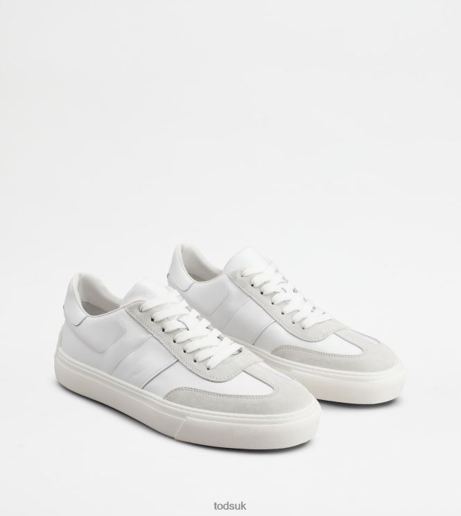 Tod's Men Sneakers in Leather 602L84890 White