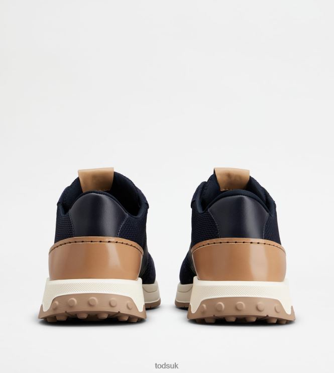 Tod's Men Sneakers in Leather 602L84891 Blue