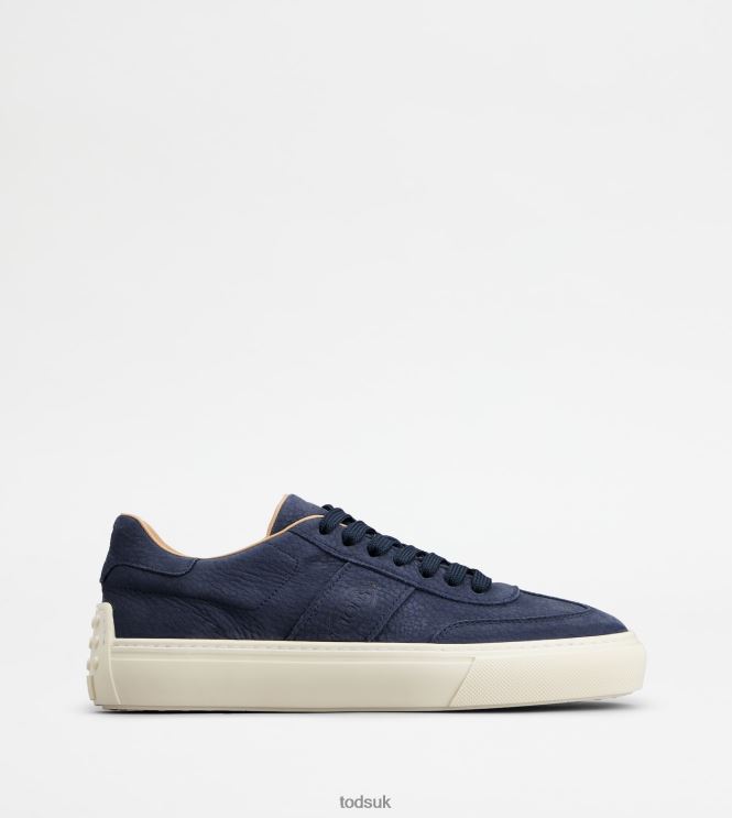 Tod's Men Sneakers in Nubuck 602L84847 Blue