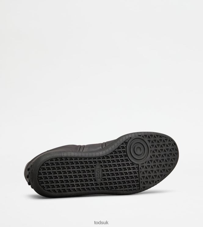 Tod's Men Tabs Sneakers in LLeather 602L84834 Black