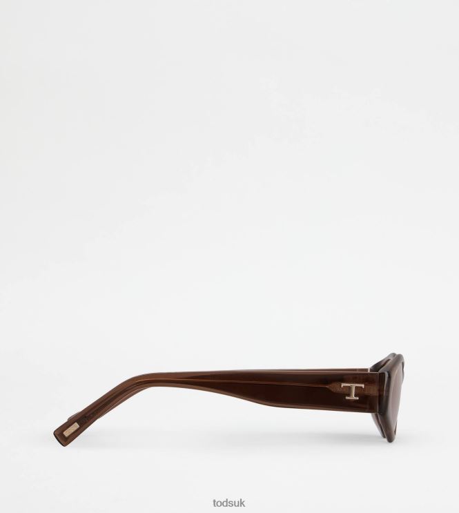 Tod's Women Oval Sunglasses 602L84526 Brown