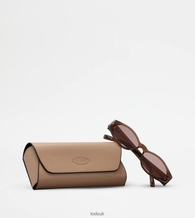 Tod's Women Oval Sunglasses 602L84526 Brown