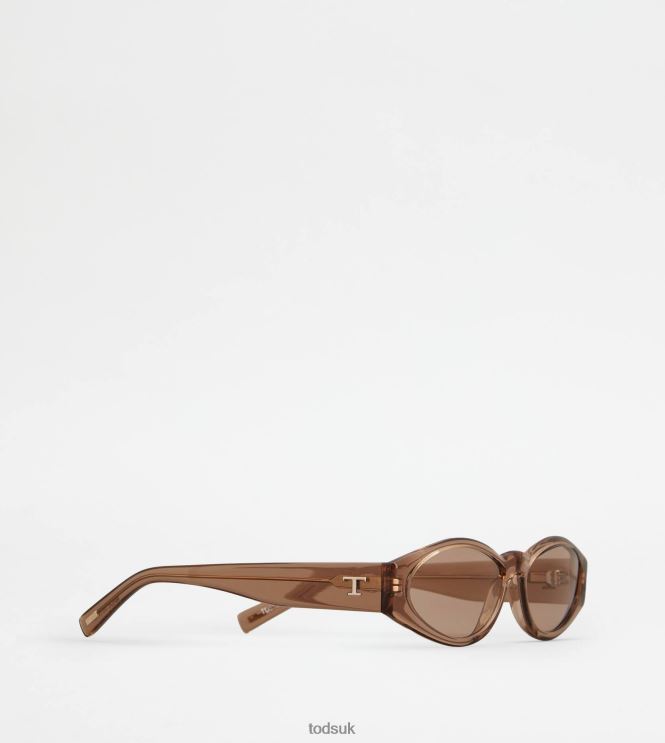Tod's Women Oval Sunglasses 602L84527 Beige