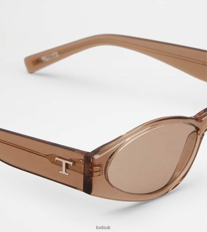 Tod's Women Oval Sunglasses 602L84527 Beige
