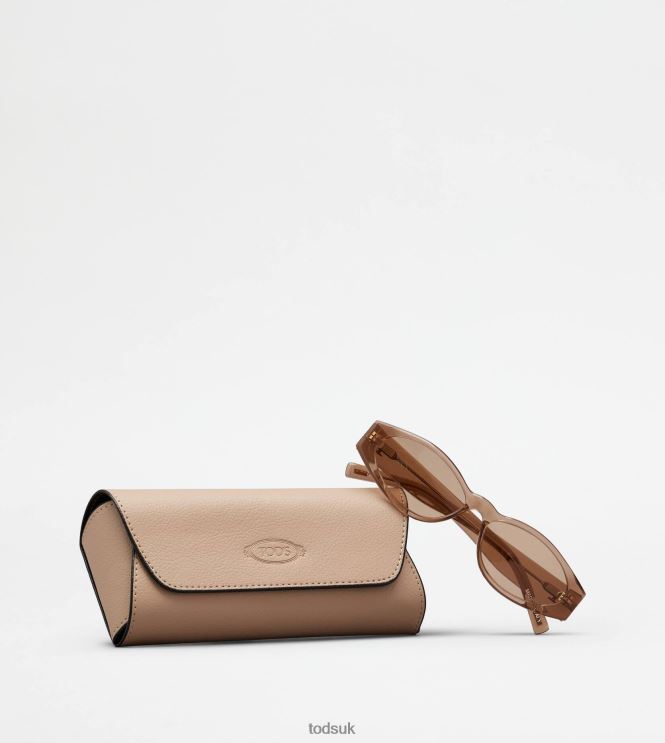 Tod's Women Oval Sunglasses 602L84527 Beige