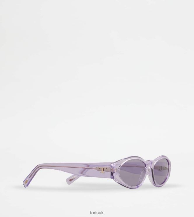 Tod's Women Oval Sunglasses 602L84528 Violet