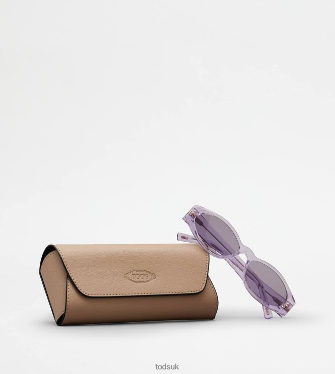 Tod's Women Oval Sunglasses 602L84528 Violet