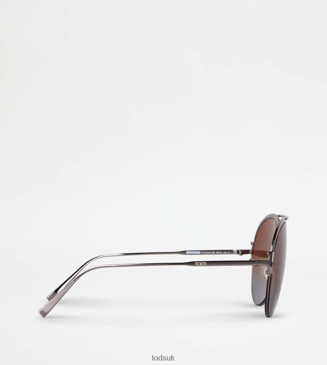 Tod's Women Pilot Sunglasses 602L84523 Grey