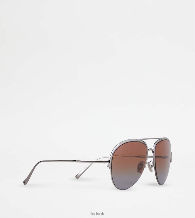Tod's Women Pilot Sunglasses 602L84523 Grey