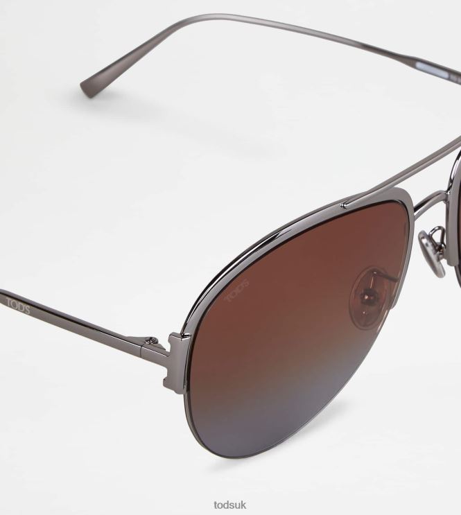 Tod's Women Pilot Sunglasses 602L84523 Grey