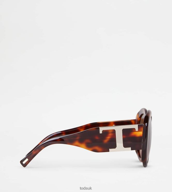 Tod's Women Round Sunglasses 602L84530 Brown