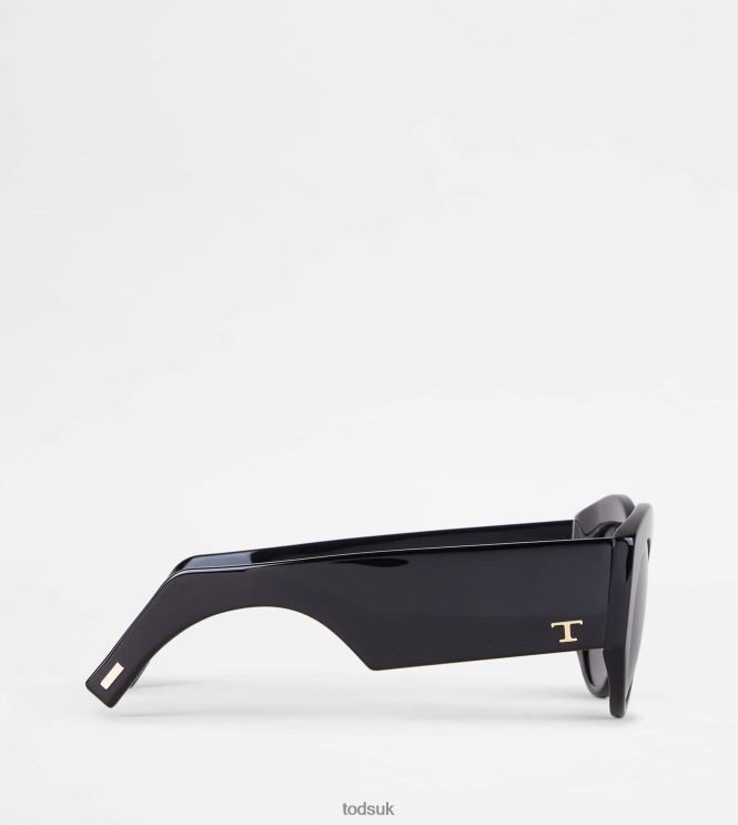 Tod's Women Rounded Sunglasses 602L84533 Black