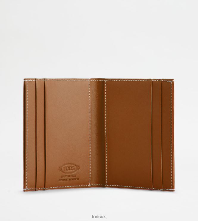 Tod's Women Wallet in Leather 602L84484 Brown