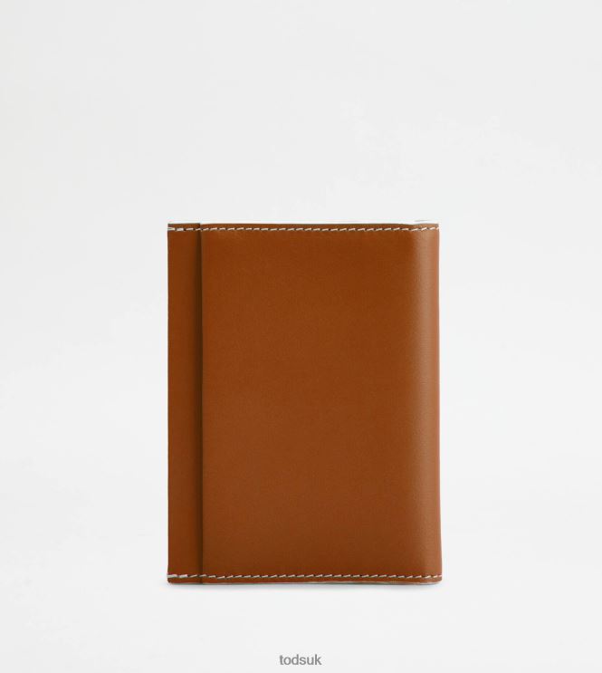 Tod's Women Wallet in Leather 602L84484 Brown