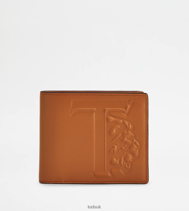 Tod's Women Wallet in Leather 602L84486 Brown