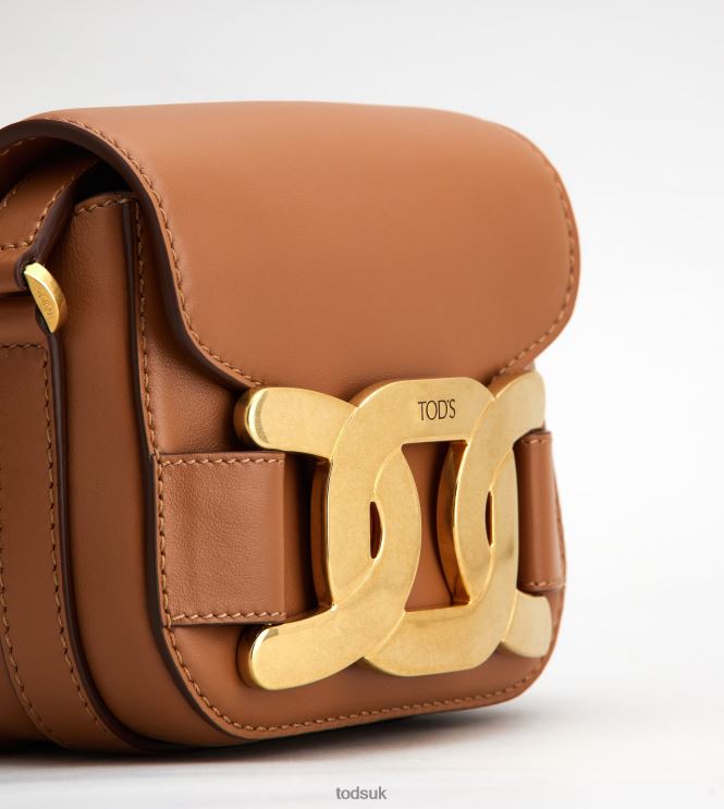 Tod's Women Leather Crossbody Bag Mini 602L84440 Brown