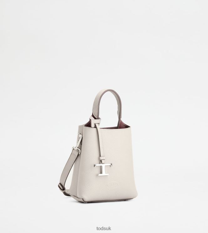 Tod's Women Micro Bag in Leather 602L84469 White
