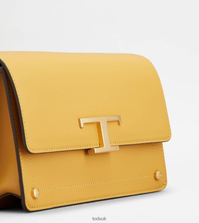 Tod's Women Shoulder Bag Mini 602L84405 Yellow