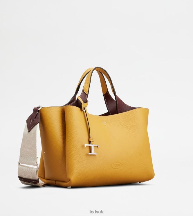 Tod's Women Bag in Leather Mini 602L84360 Yellow