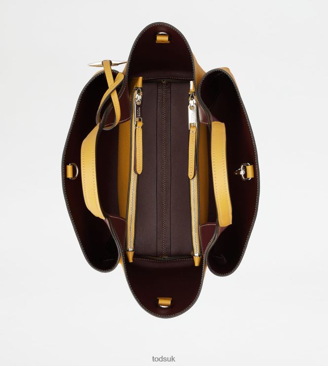 Tod's Women Bag in Leather Mini 602L84360 Yellow