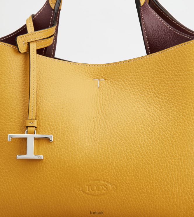 Tod's Women Bag in Leather Mini 602L84360 Yellow