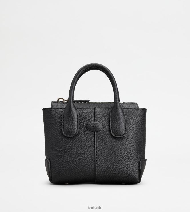 Tod's Women Di Bag in Leather Mini 602L84370 Black