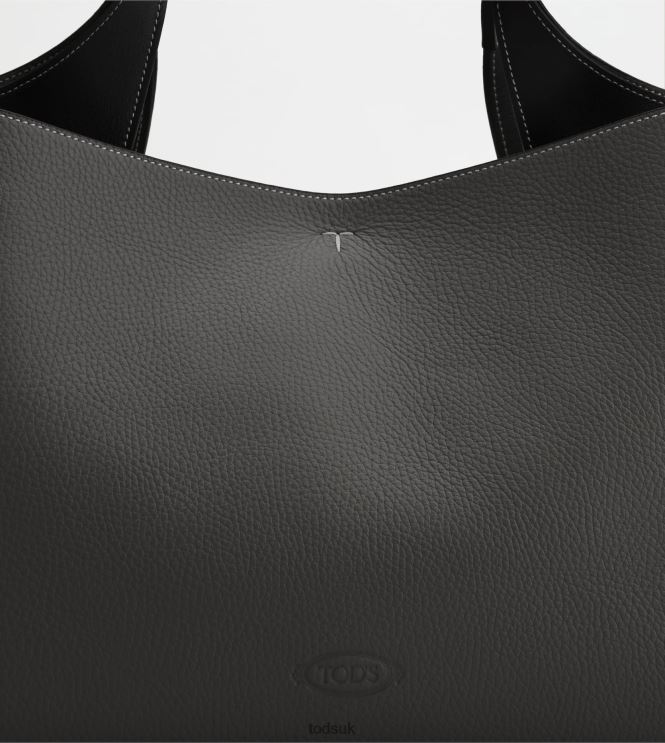 Tod's Women Bag in Leather Medium 602L84298 Black