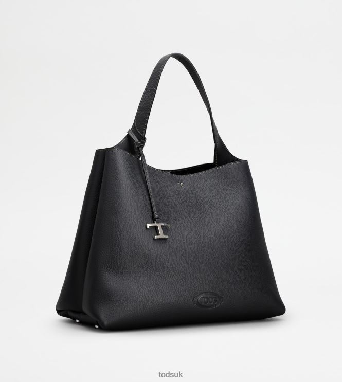Tod's Women Bag in Leather Medium 602L84315 Black
