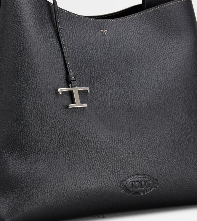 Tod's Women Bag in Leather Medium 602L84315 Black
